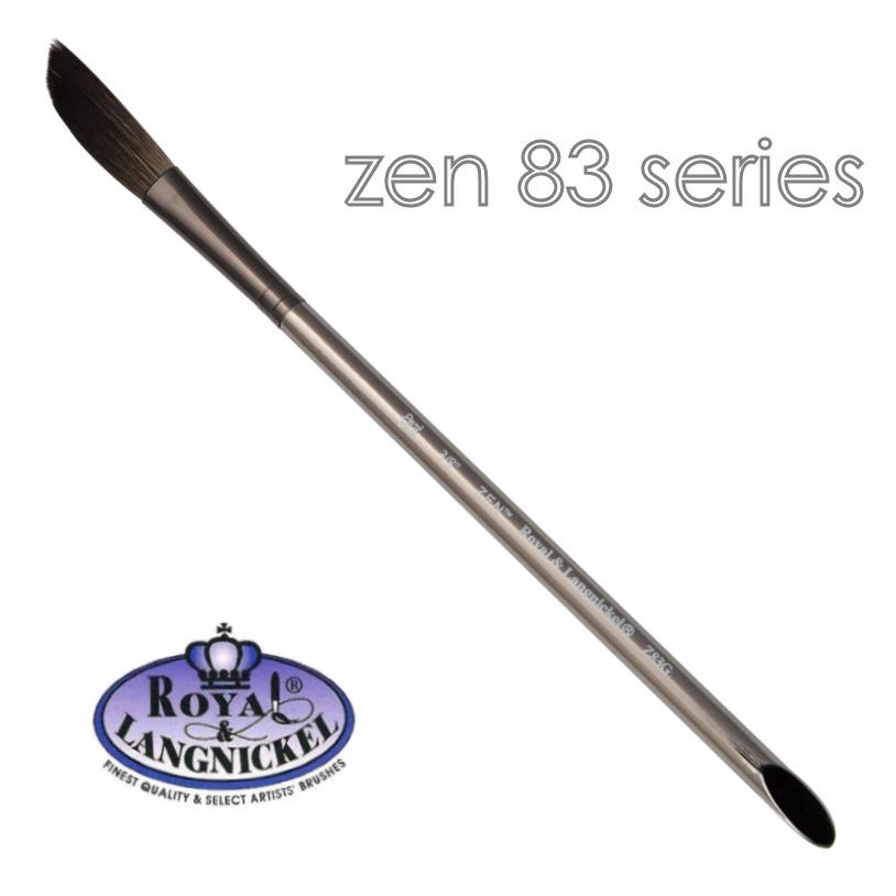 Artist acrylic watercolour brushes synthetic hair Royal & Langnickel Zen - Picture 9 of 37