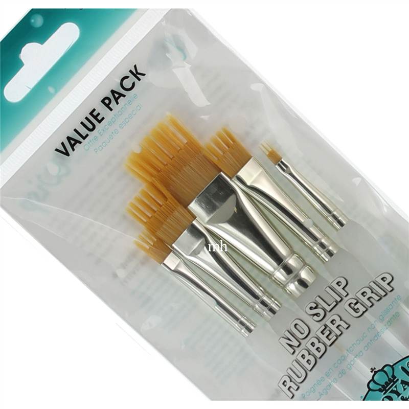 Royal & Langnickel brushes aqualon wisp paint brush fan flat filbert - Picture 4 of 8