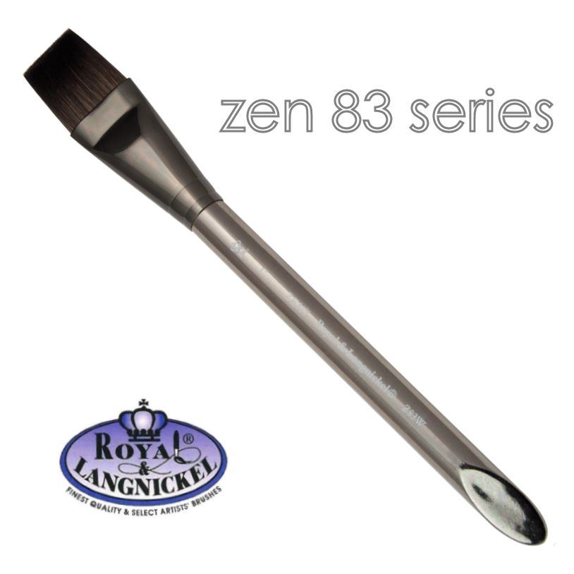 Artist acrylic watercolour brushes synthetic hair Royal & Langnickel Zen - Picture 33 of 37