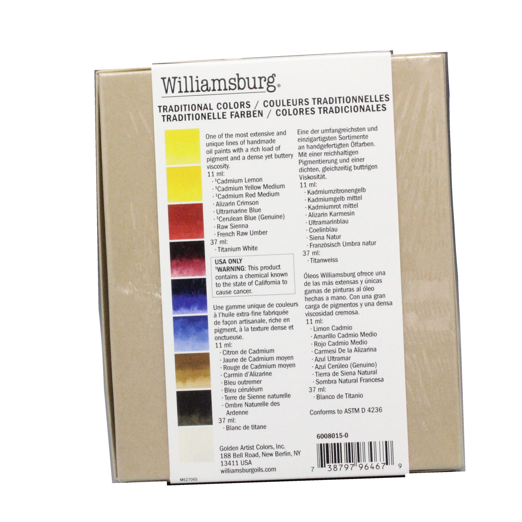 handmade oil colour paint sets Williamsburg professional artist paint