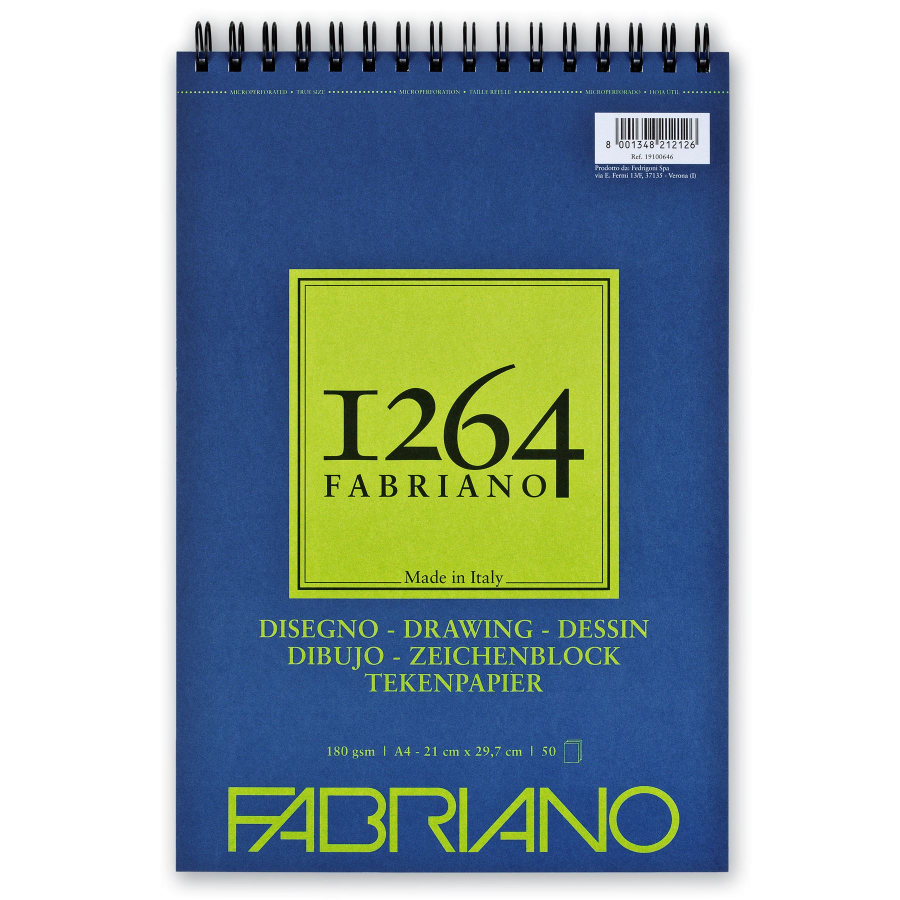 Fabriano 1264 drawing pad paper 180gsm spiral bound A4 A5 or A3 - Picture 9 of 17