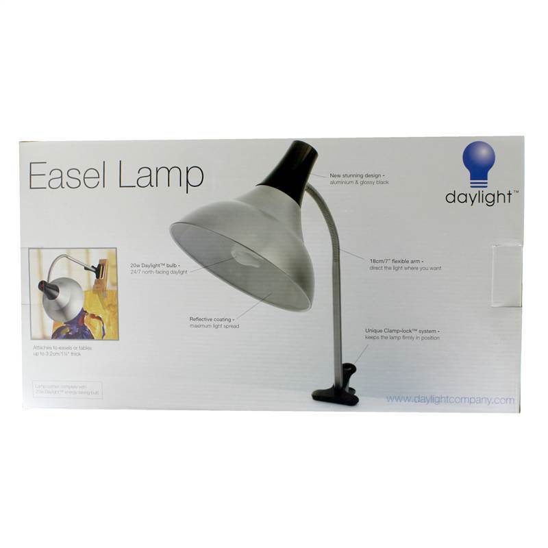 Artists daylight easel lamp clips on easel lights natural lighting
