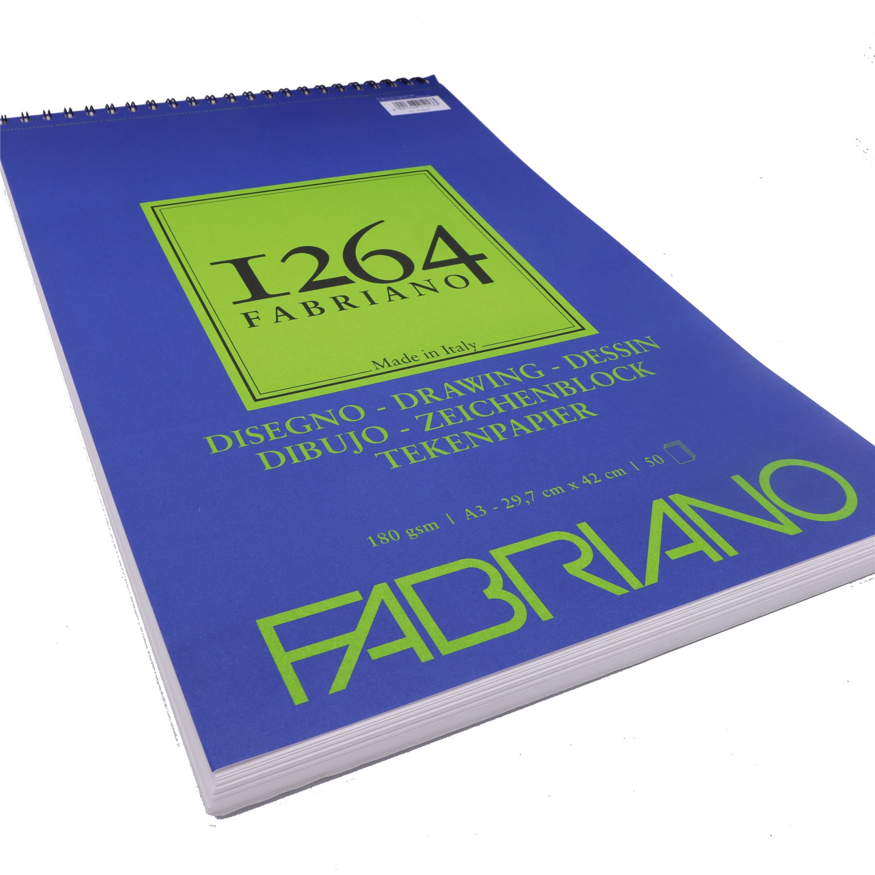 Fabriano 1264 drawing pad paper 180gsm spiral bound A4 A5 or A3 - Picture 5 of 17