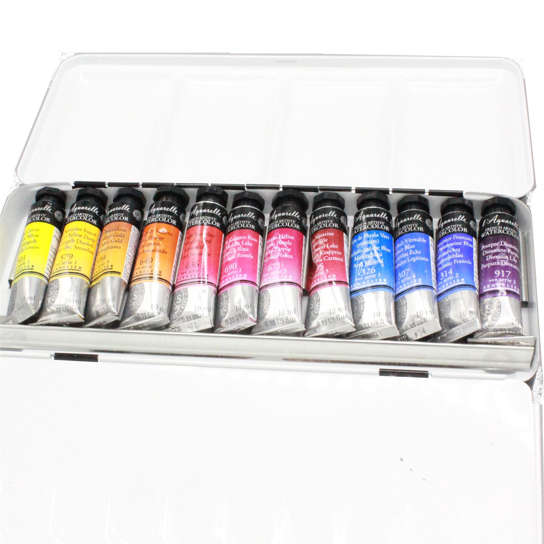 Billy Showell collection watercolour paint sable brush set Sennelier pallet eBay