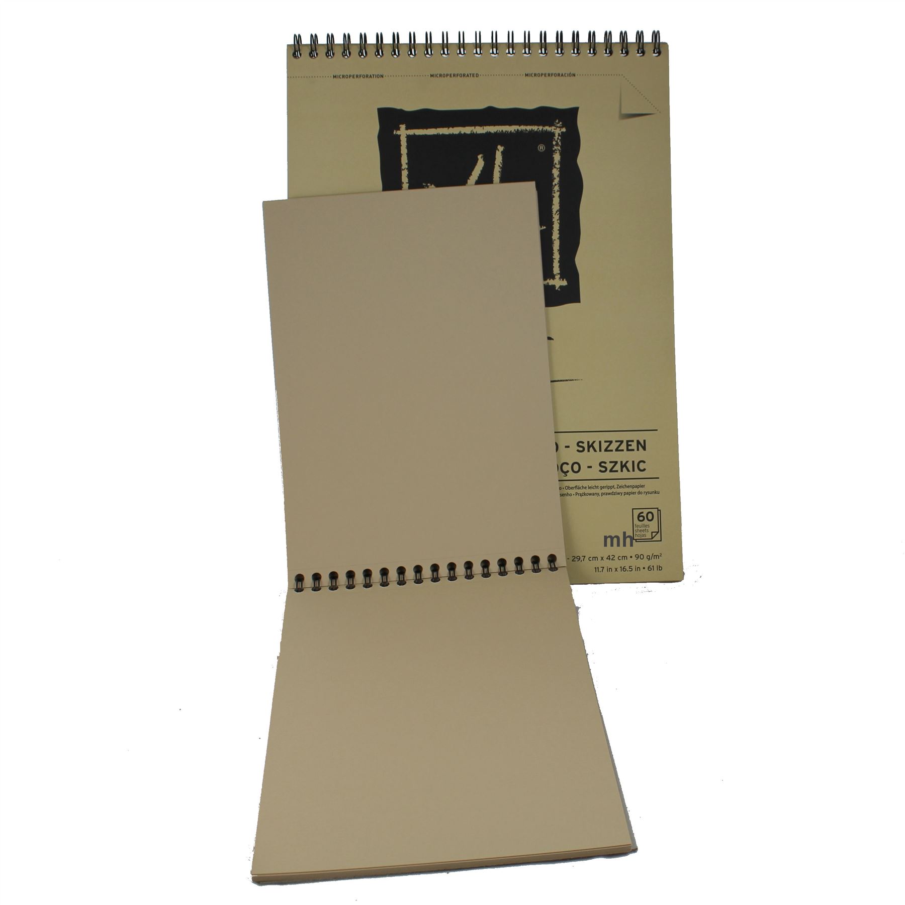 Canson XL Kraft A4 60 page brown paper sketch pad eBay