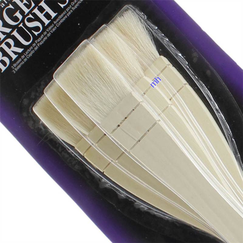 Large area brushes 1" 2" 3" artists paint brush sets inches Wash Firm Soft - Picture 9 of 20