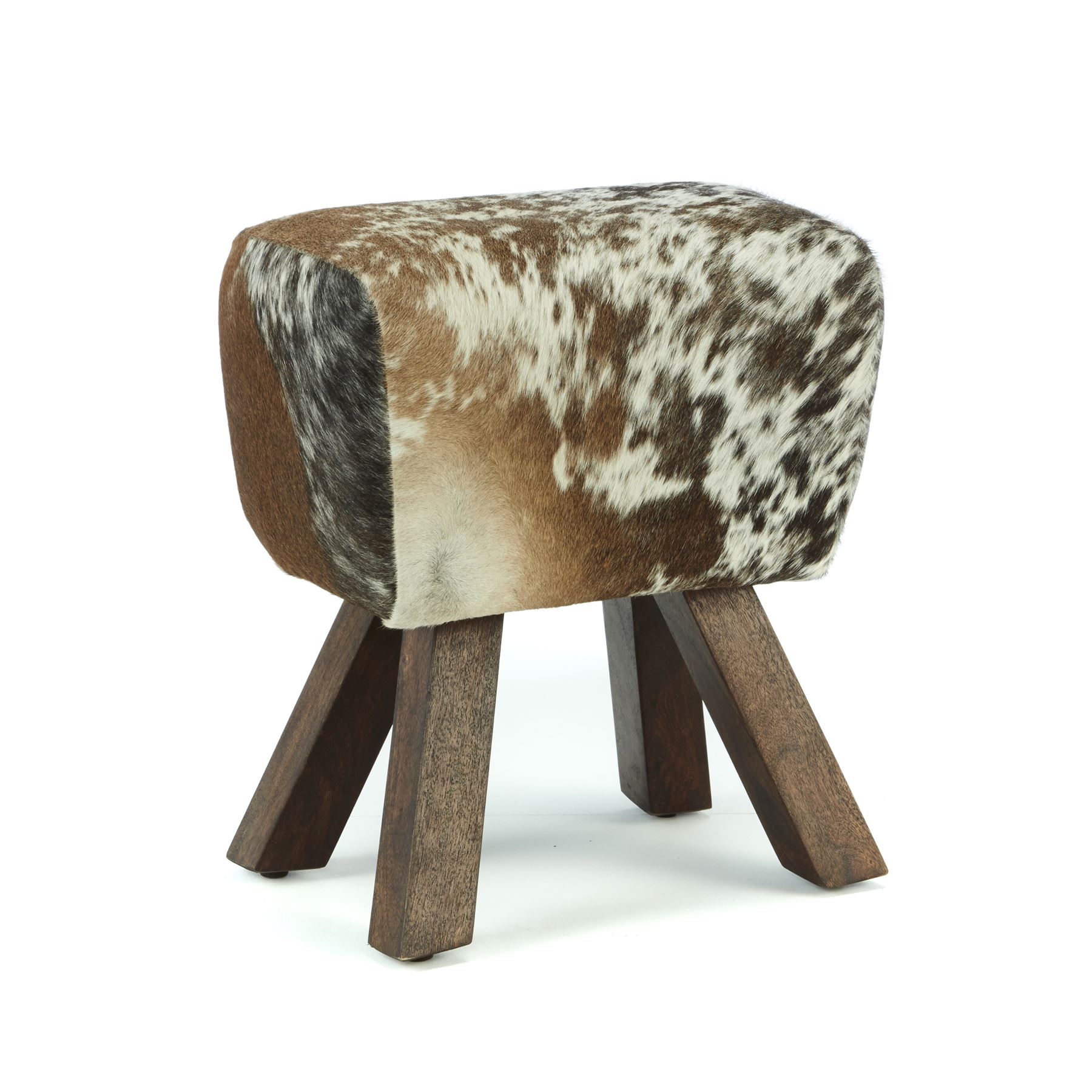 Genuine Large leather Bench pommel horse style Foot stool