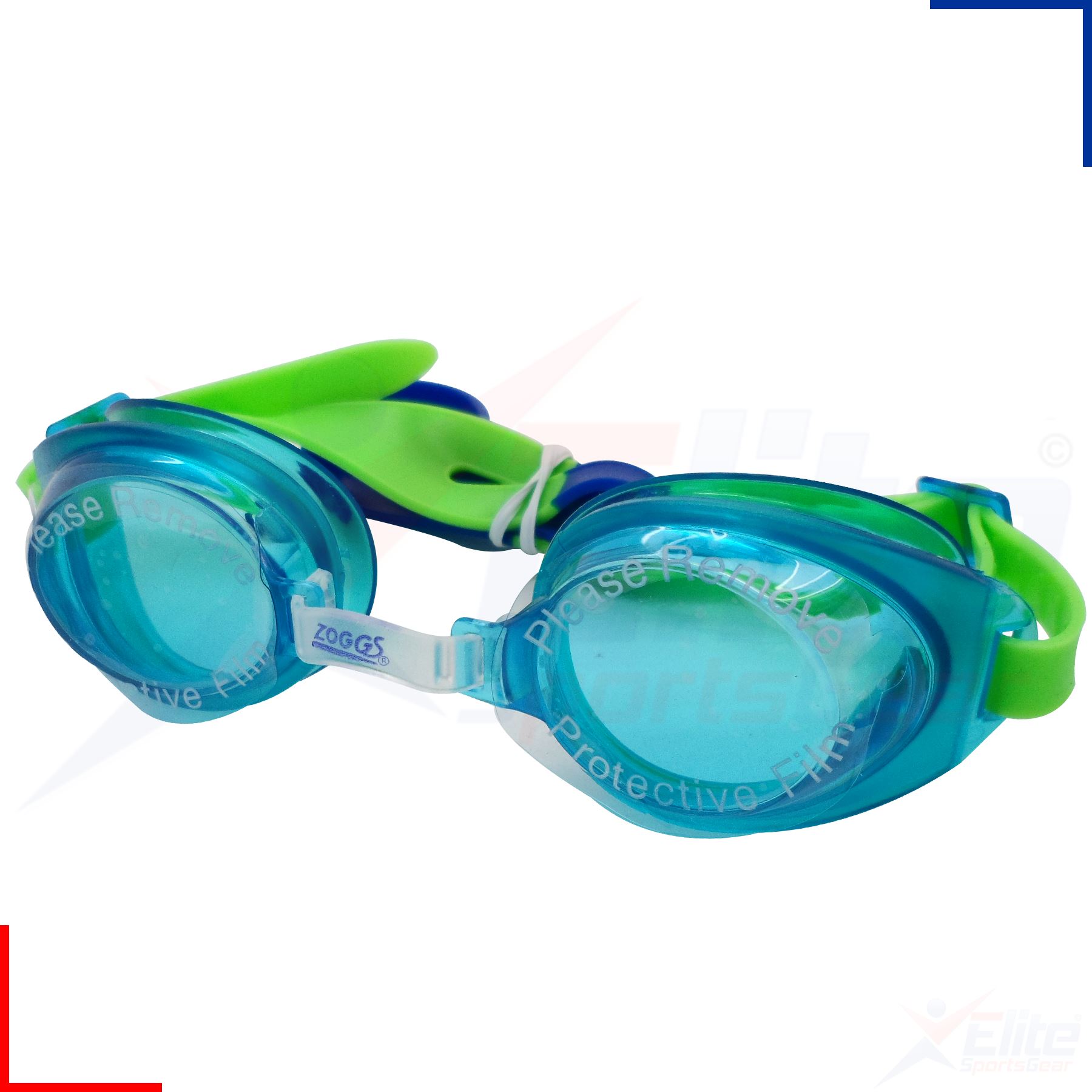 Zoggs Swimming Goggles - Little Ripper Boys /Girls Kids Childrens - UV Pink/Blue - Picture 2 of 3