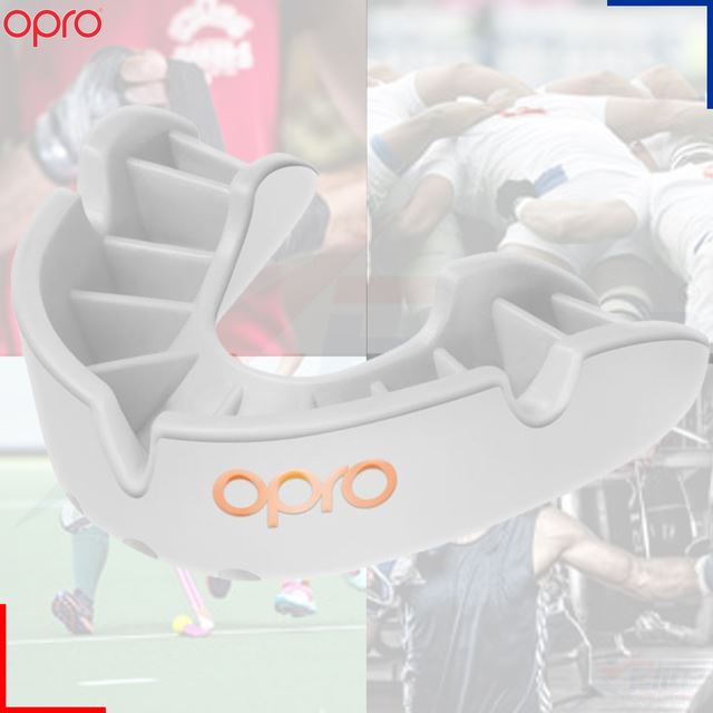 Opro Mouth Guard Silver Bronze Rugby Hockey MMA Boxing Gum Shield Adult Youth - Picture 11 of 11