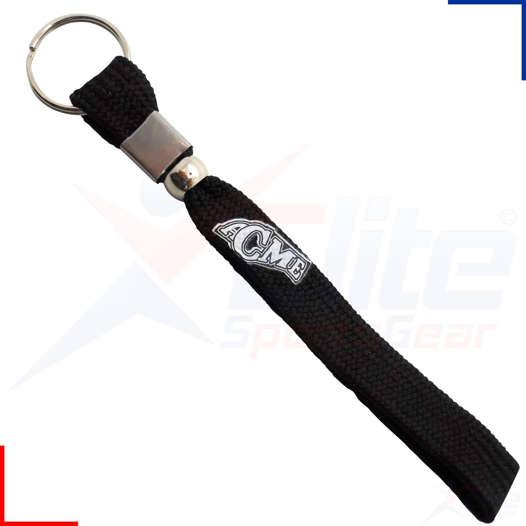 Acme Dog Referee Whistle Black Woven Wrist Lanyard Keyring eBay