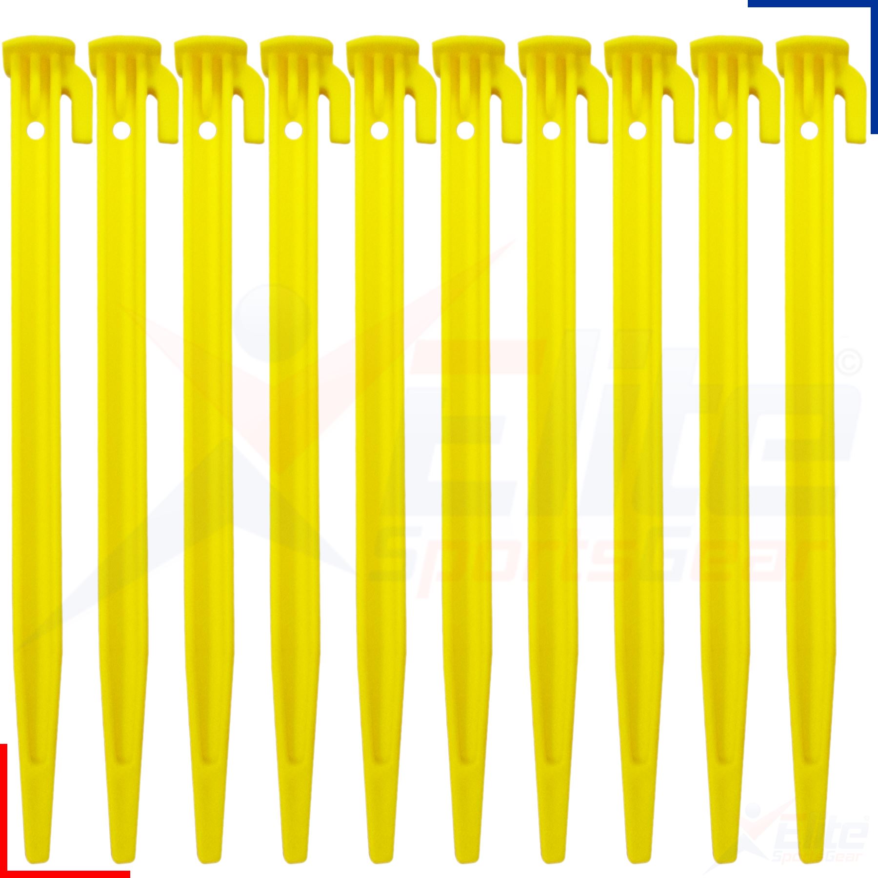 Football Goal Net Plastic Ground Anchor Spike Peg 1, 5, 10 or 20 Pegs