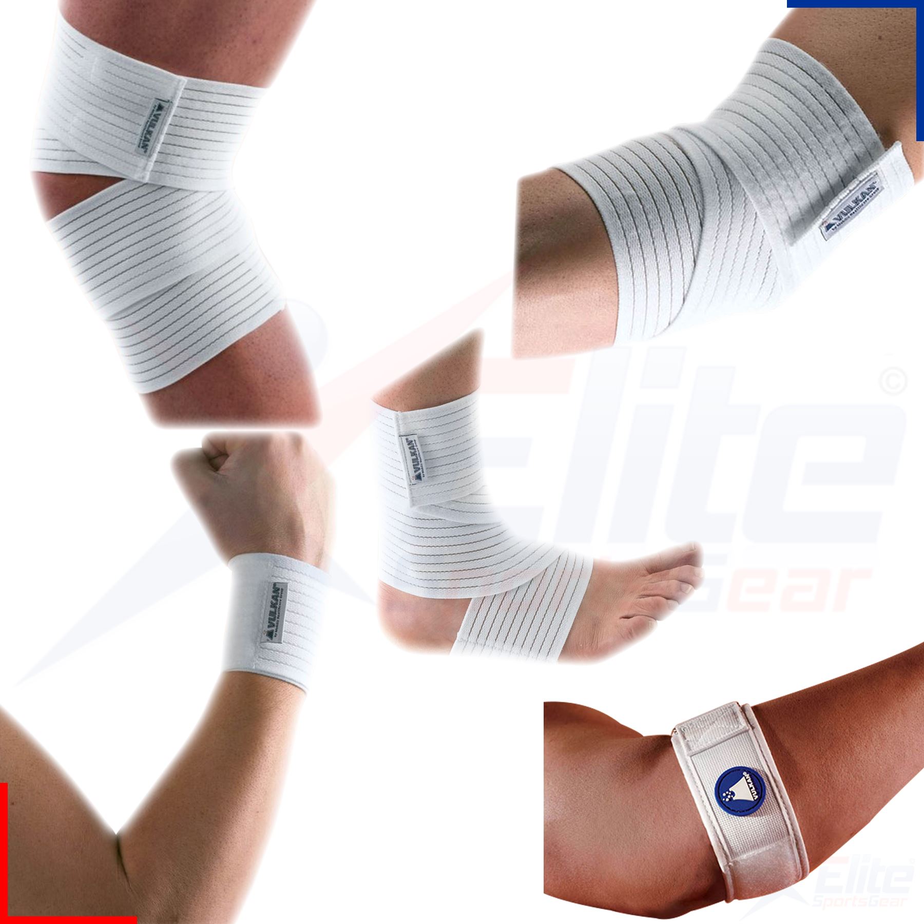 Vulkan Ankle, Tennis Elbow, Knee, Wrist Strap Wrap Supports Pain