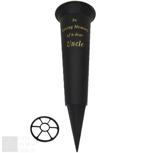 Grave Vase Spike Funeral Memorial Flower Pot Holder In Loving Memory Container - Picture 18 of 20
