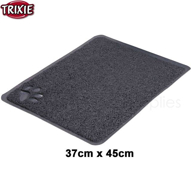 Trixie Cat Litter Tray Mat Rug PVC NonSlip Rectangular 37 x 45cm or 40