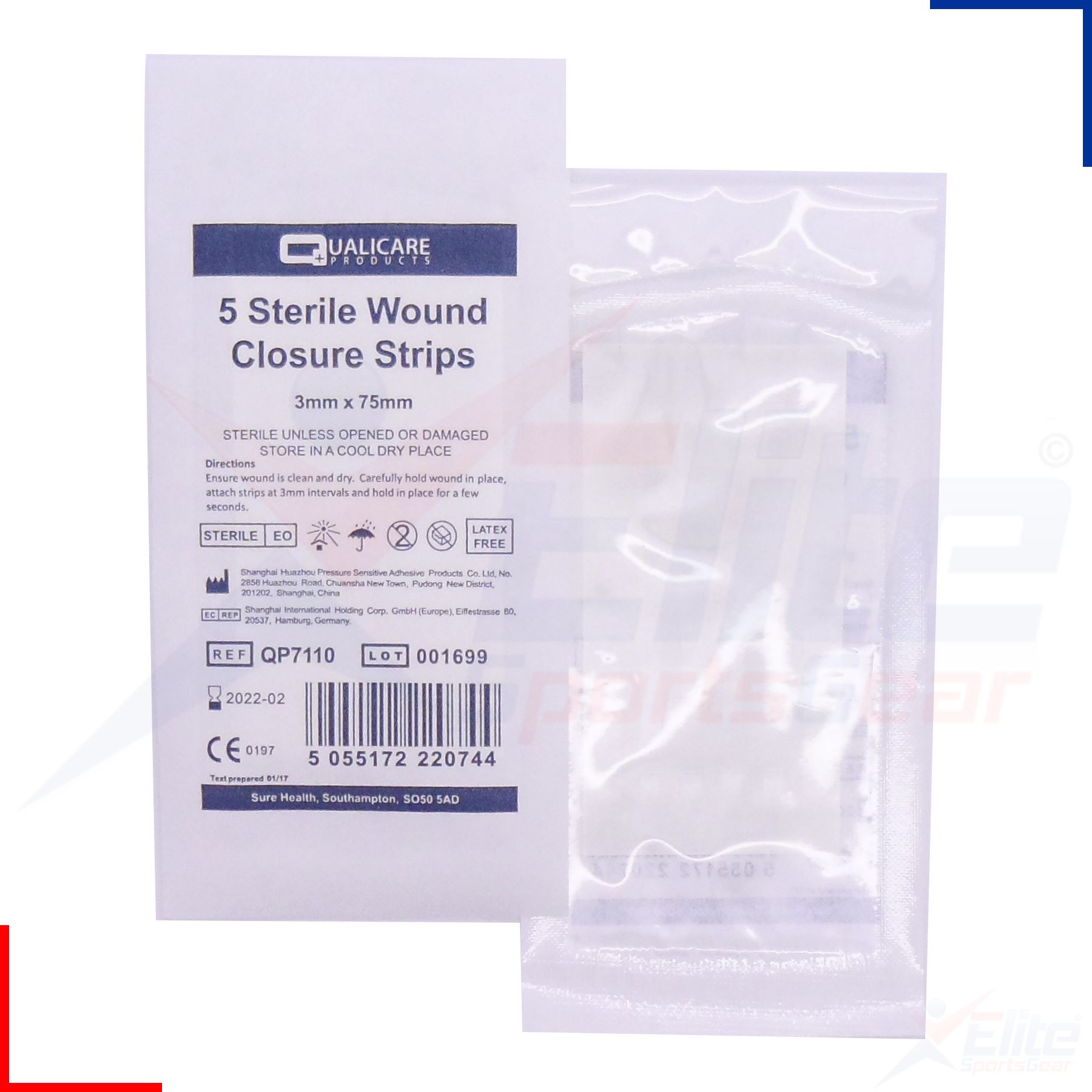Steri-Strip 3M Sterile 3mm X 76mm 10 Pz