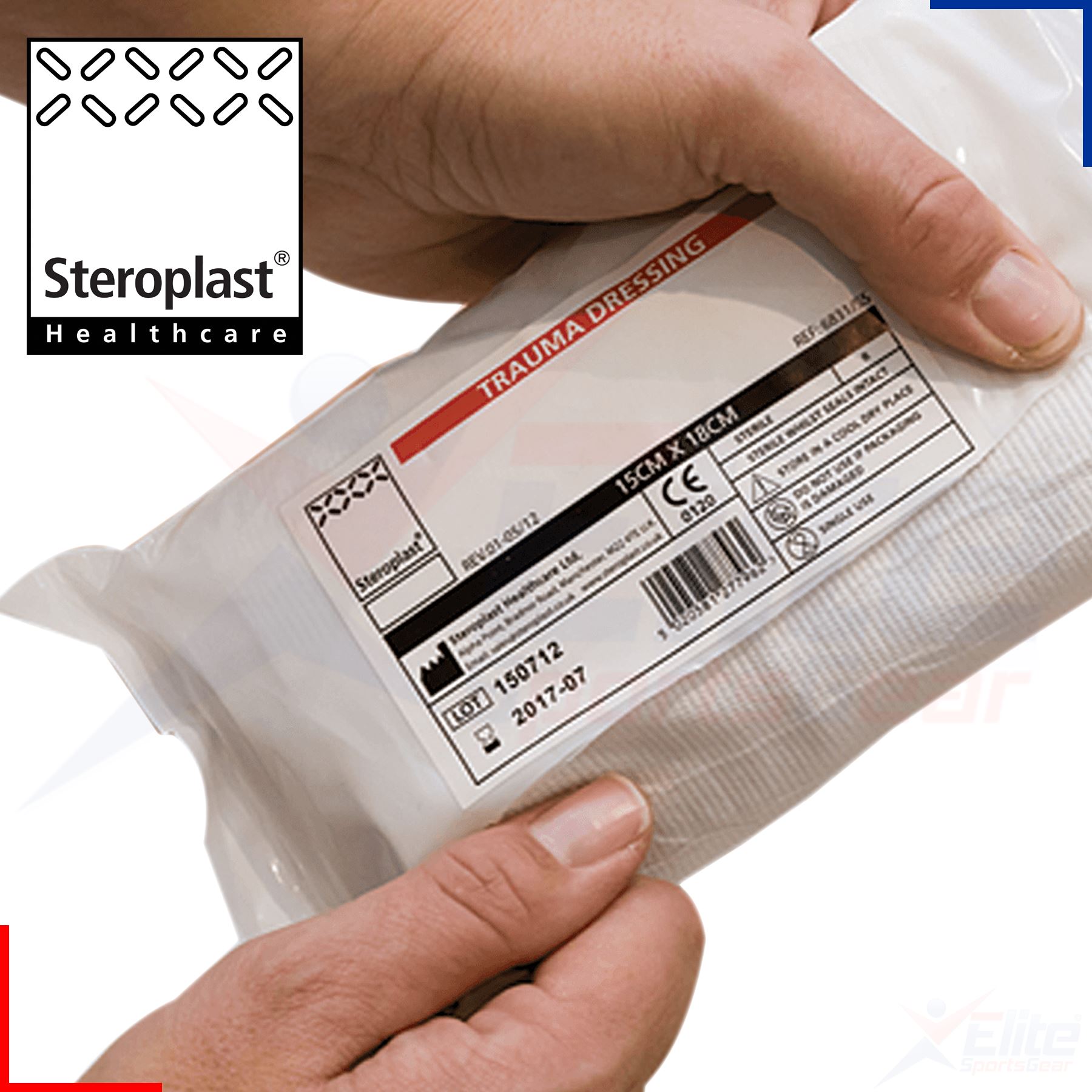 Steroplast Trauma Wound Dressing Haemostatic Field Sterile Injury Bandage 5020581277962 eBay
