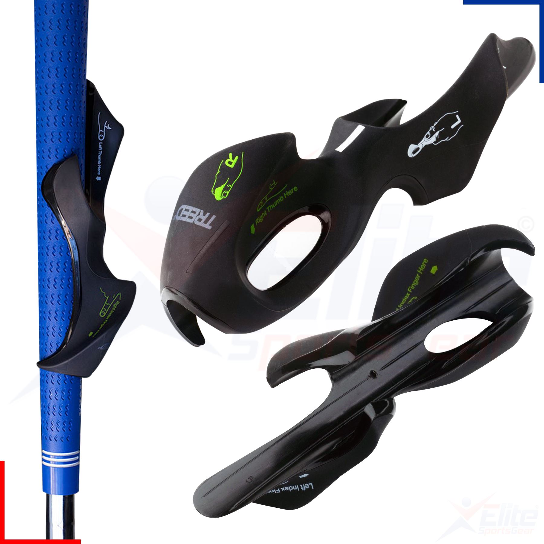 Golf Grip Training Practice Aid /Fits Any Club/Improve Grip & Hit