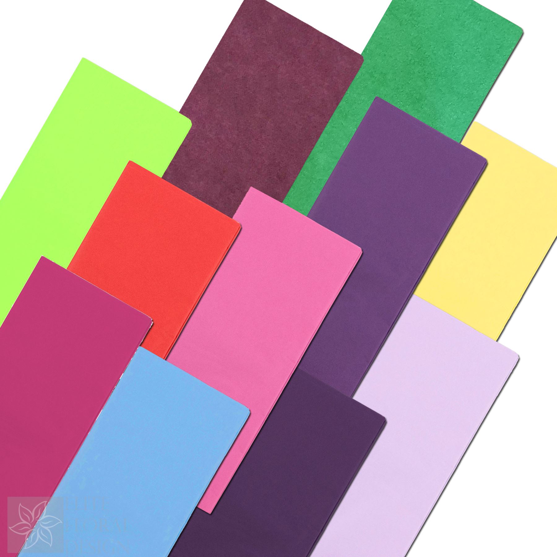 Tissue Paper 10 Sheets Acid Free 50x75cm Luxury Plain Coloured Gift