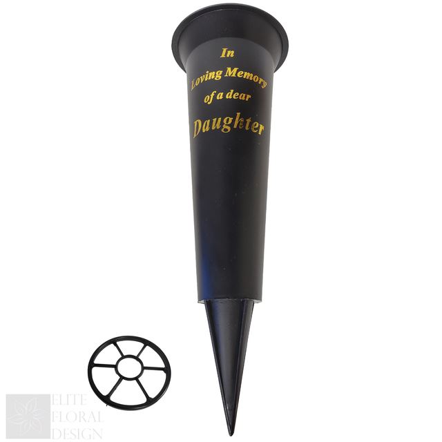 Grave Vase Spike Funeral Memorial Flower Pot Holder In Loving Memory Container - Picture 5 of 20
