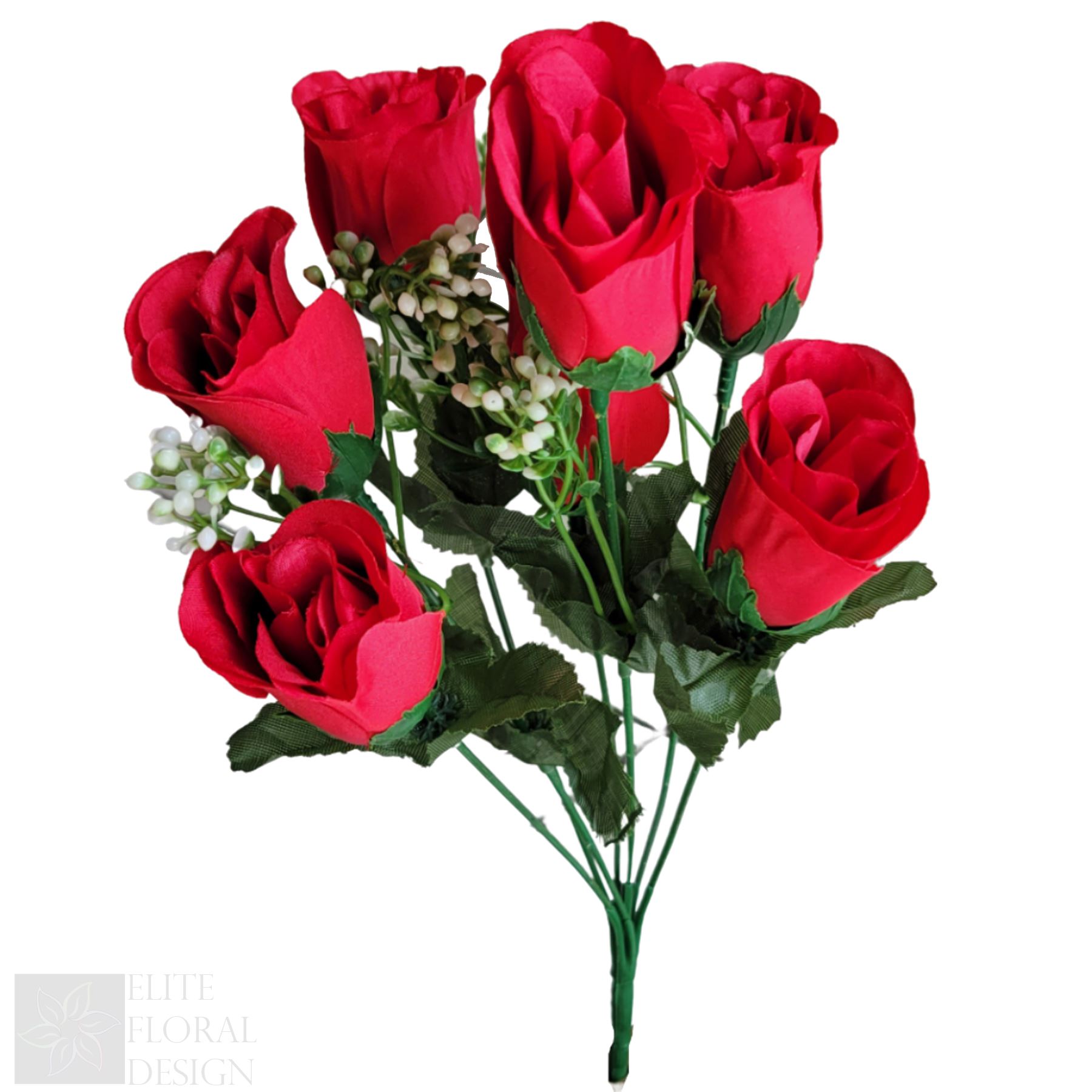 Artificial Silk Roses 7 Head Posy Flower Bouquet Wedding Home Decor 1