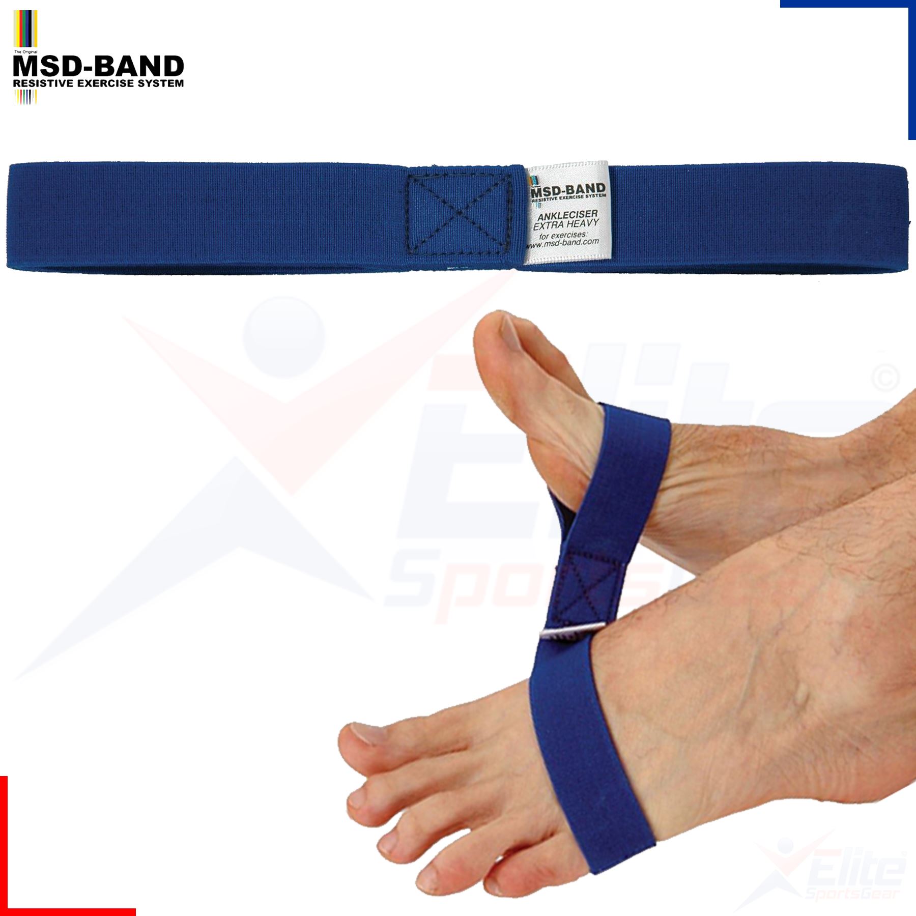 MSD Ankleciser Ankle Resistance Exercise Loop Band Strength Training