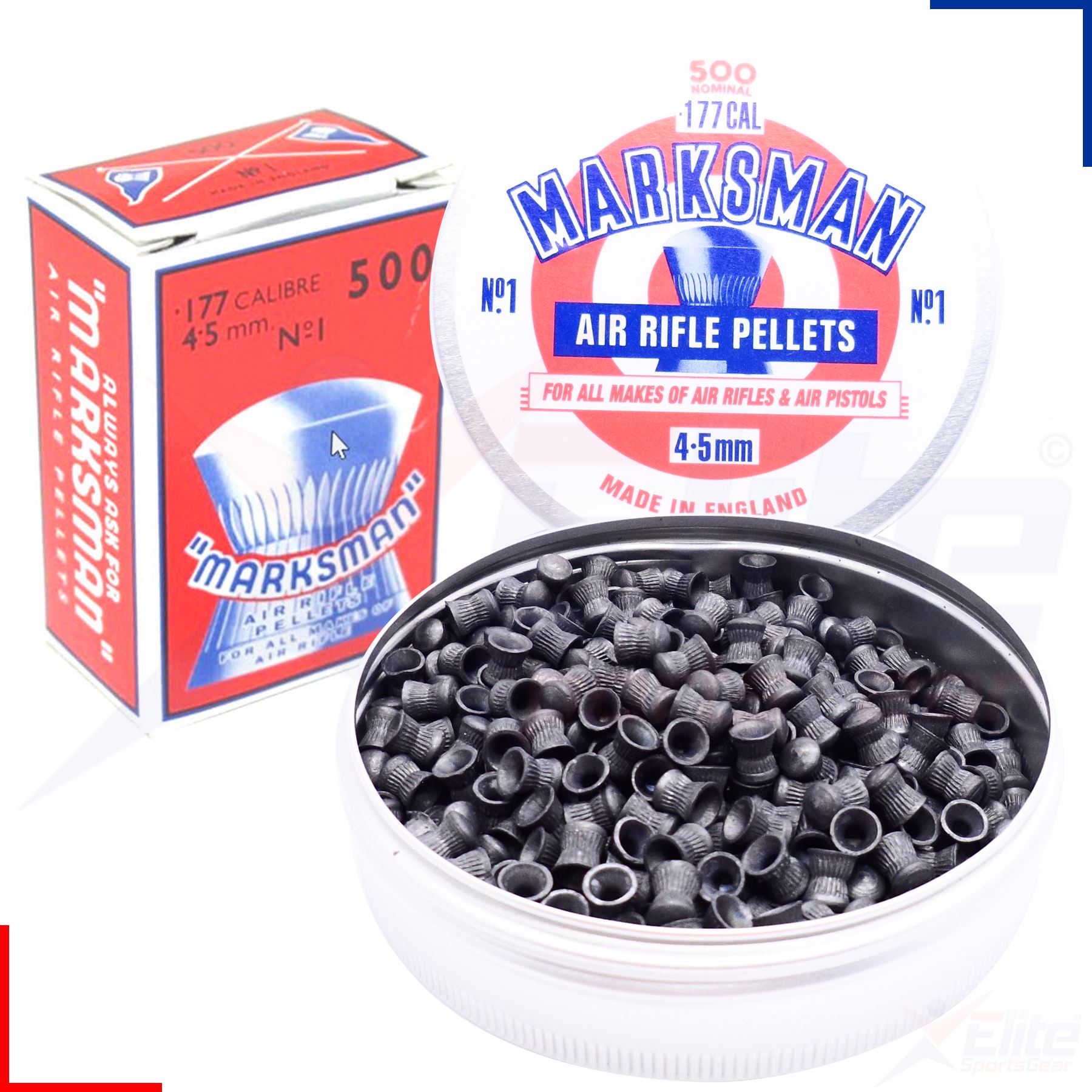 Marksman Pellets .177 .22 Domed Pointed Airgun Rifle Pistol Hunting 1