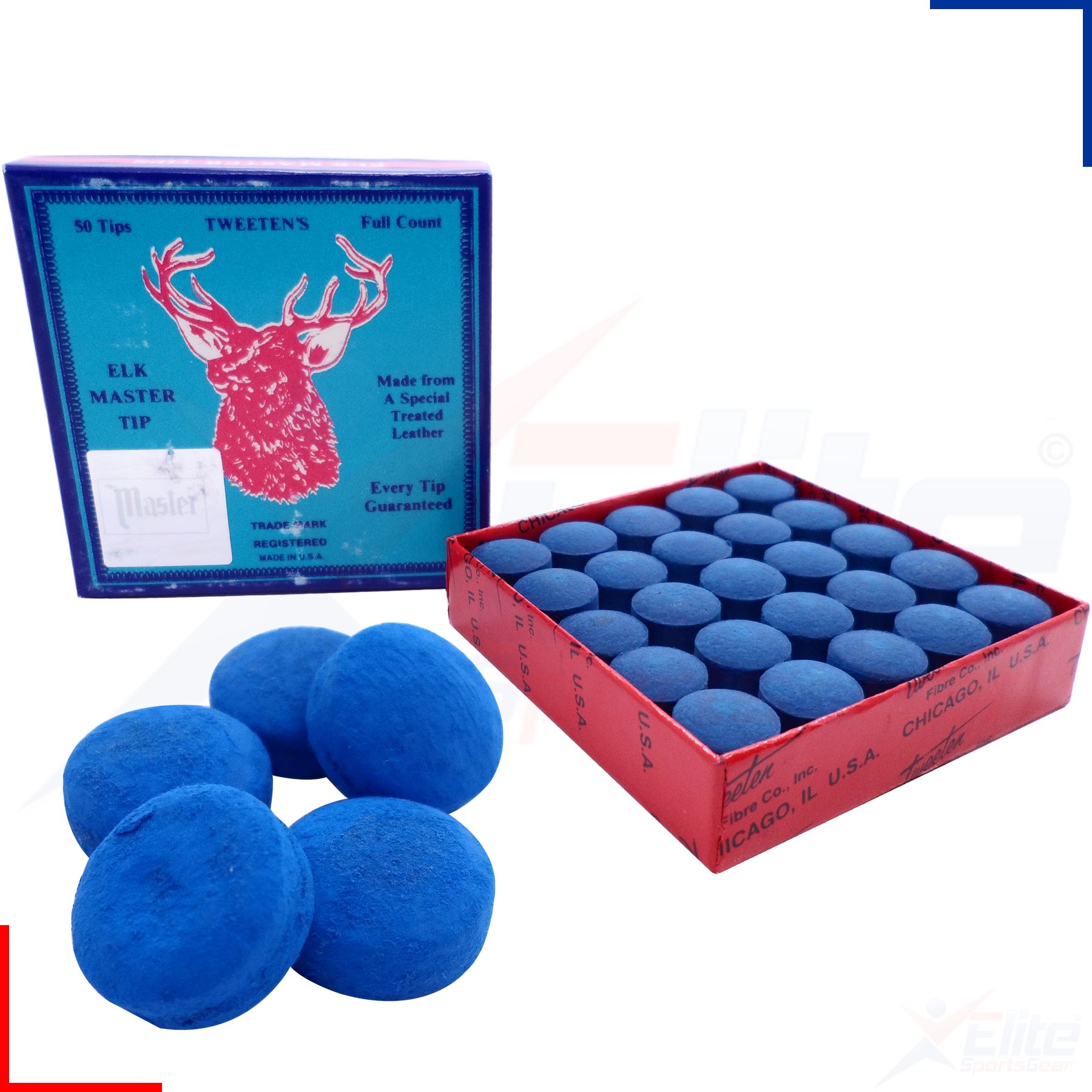 Replacement Cue Accessories Elk Master 14mm Cue Tips - Set Of 5