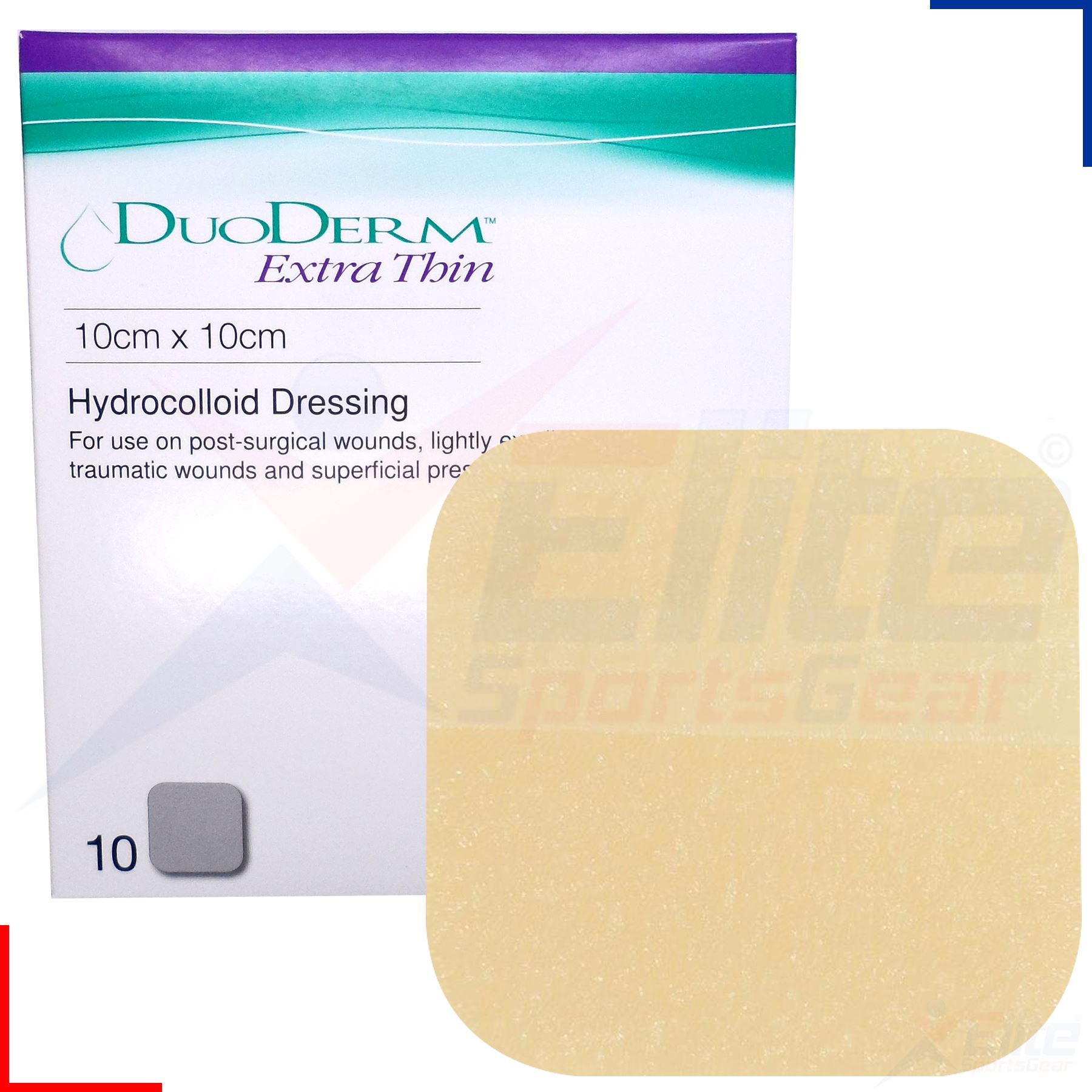Duoderm Extra Thin Hydrocolloid Ulcer Wound Dressing 7.5cm or 10cm