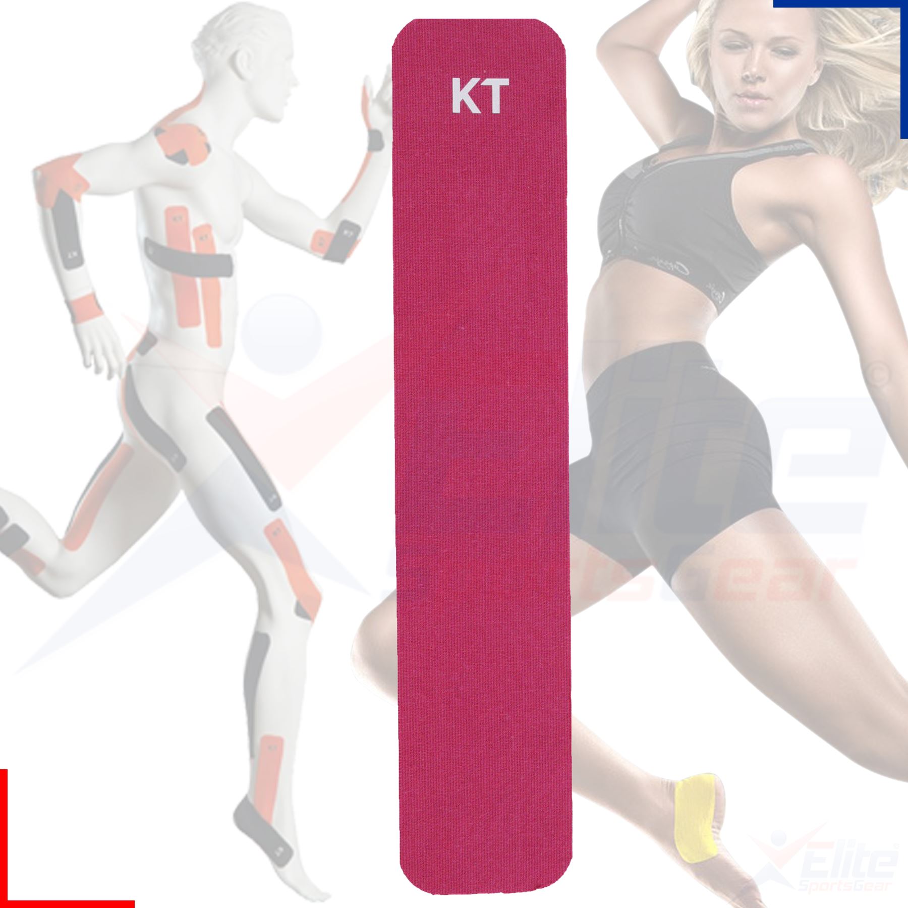 KT Tape Original Cotton Kinesiology Therapeutic Fitness Tape Precut Strips eBay