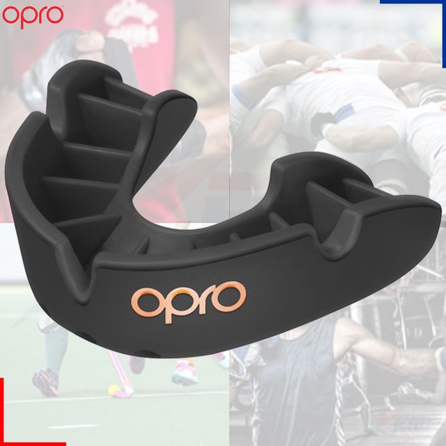 Opro Mouth Guard Silver Bronze Rugby Hockey MMA Boxing Gum Shield Adult Youth - Picture 8 of 11