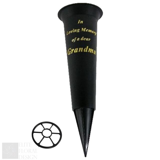 Grave Vase Spike Funeral Memorial Flower Pot Holder In Loving Memory Container - Picture 7 of 20