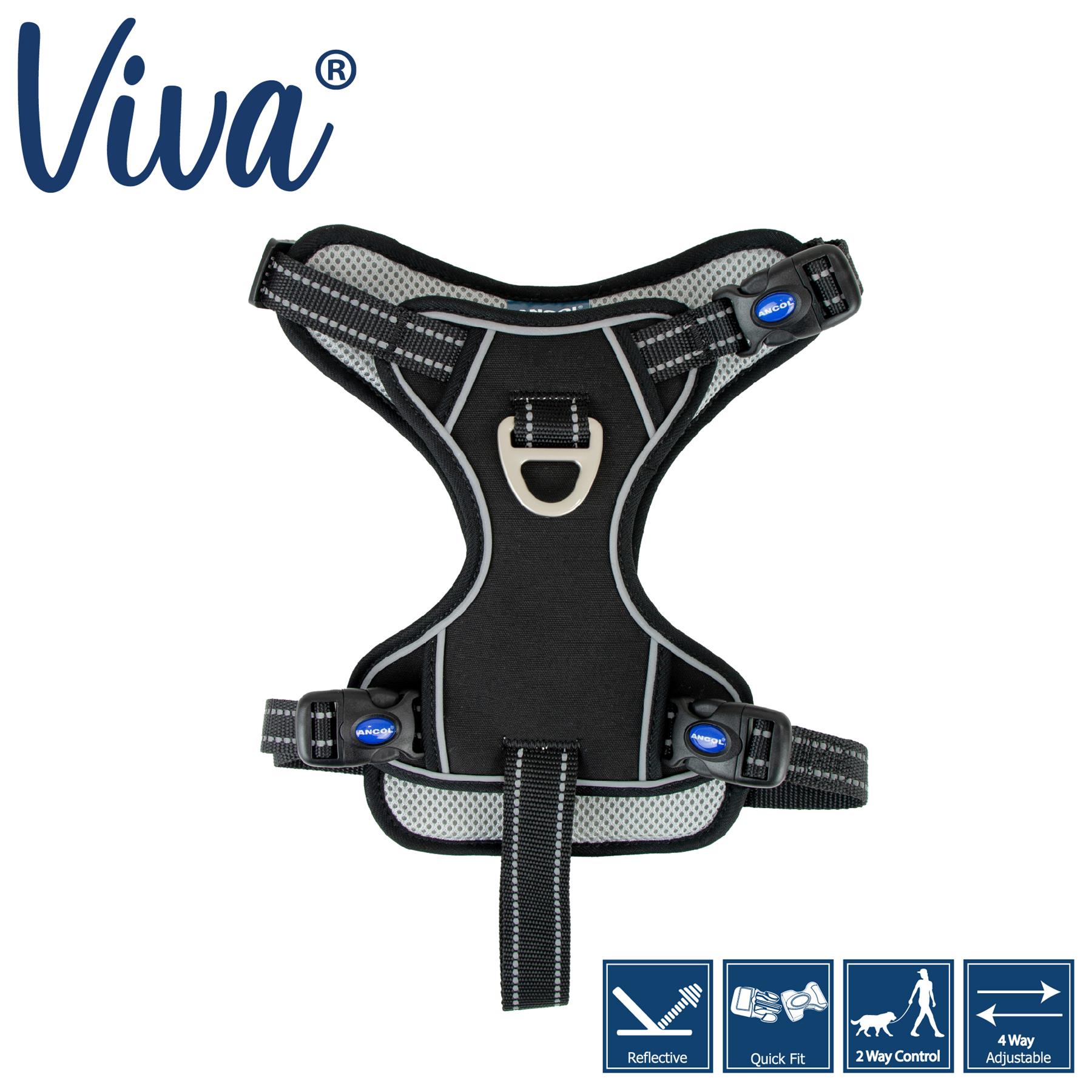 Ancol Dog Travel Car Walking Harness Padded Seat belt Clip Lead Safety - Picture 10 of 17