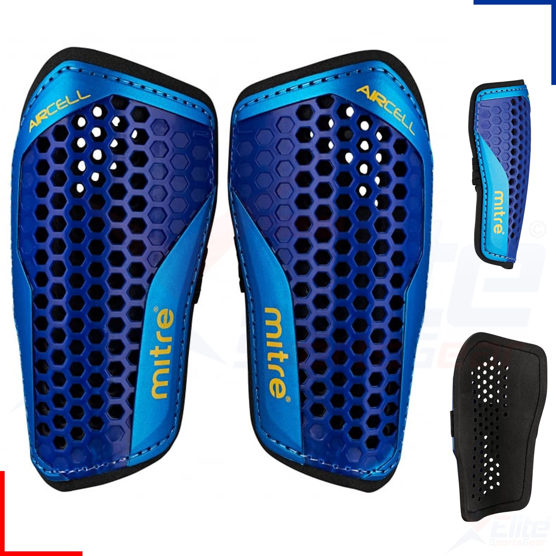 Sporting Goods Mitre SPEED Football Slip In Shin Pads/Guards Protection