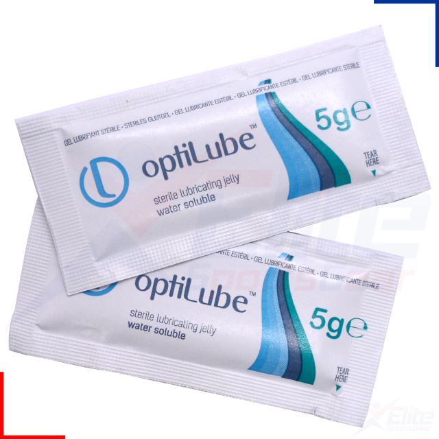 Optilube Sterile Lubricating Jelly Gel Sachets 5g, 42g or 82g