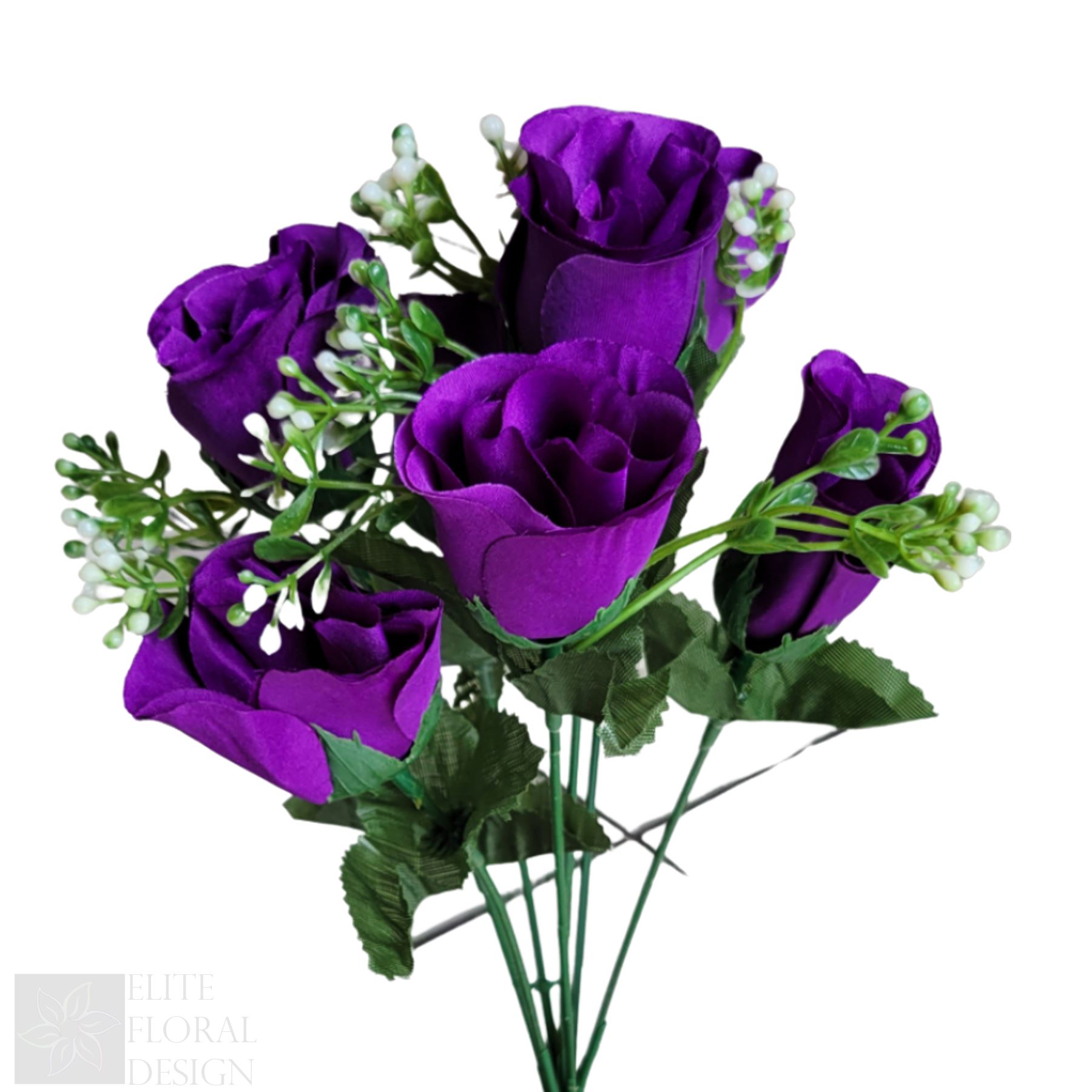 Artificial Silk Roses 7 Head Posy Flower Bouquet Wedding Home Decor 1