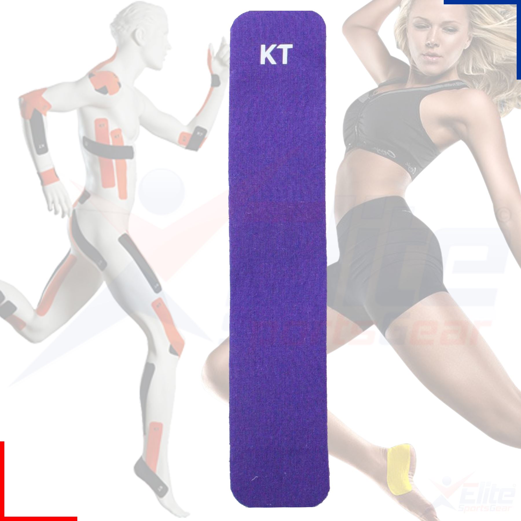 KT Tape Original Cotton Kinesiology Therapeutic Fitness Tape Precut