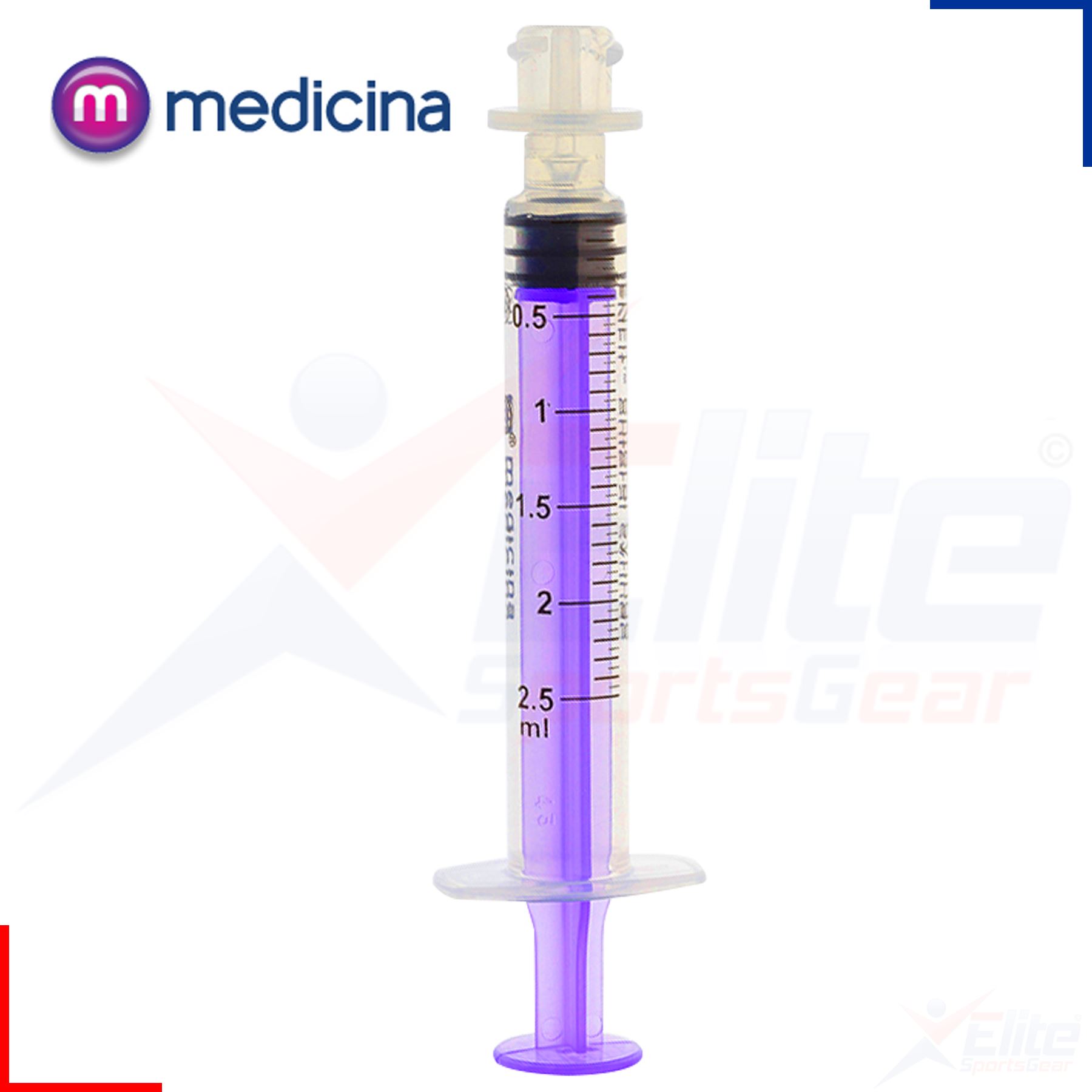 Medicina Syringes Enfit Enteral Oral Feed Reverse Luer 1ml 2.5ml 5ml