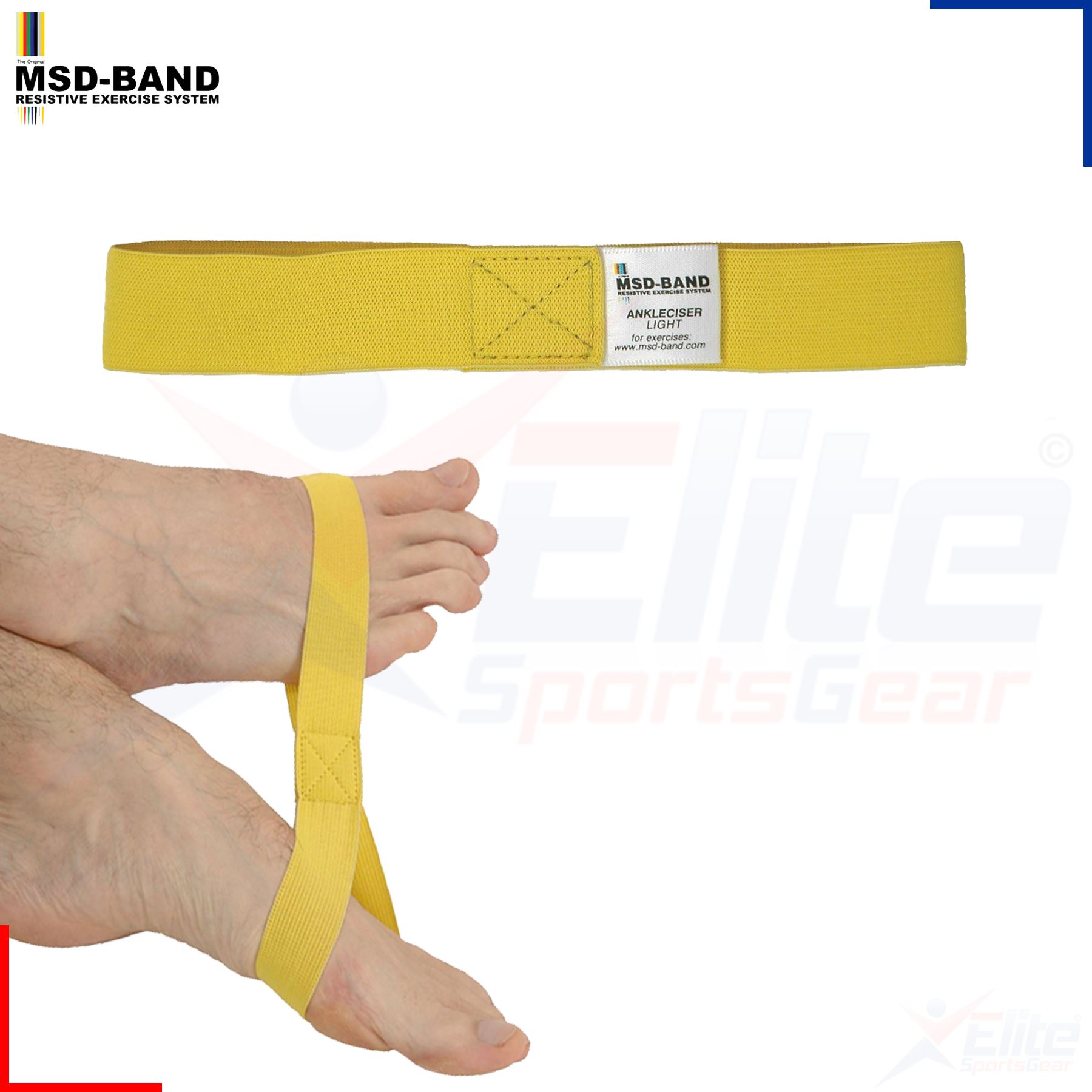 MSD Ankleciser Ankle Resistance Exercise Loop Band Strength Training