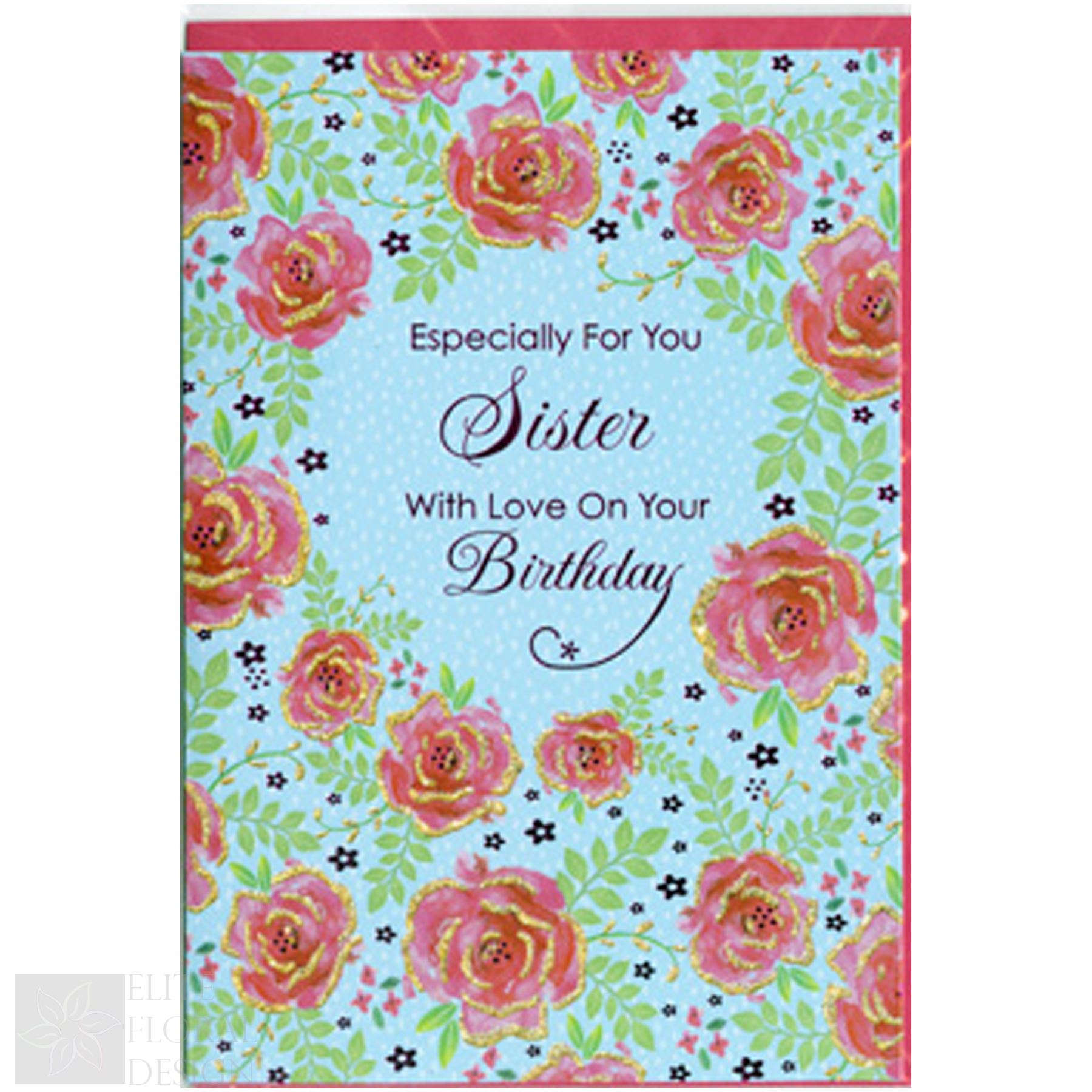 ESPECIALLY FOR YOU ON YOUR BIRTHDAY Birthday Greeting Card