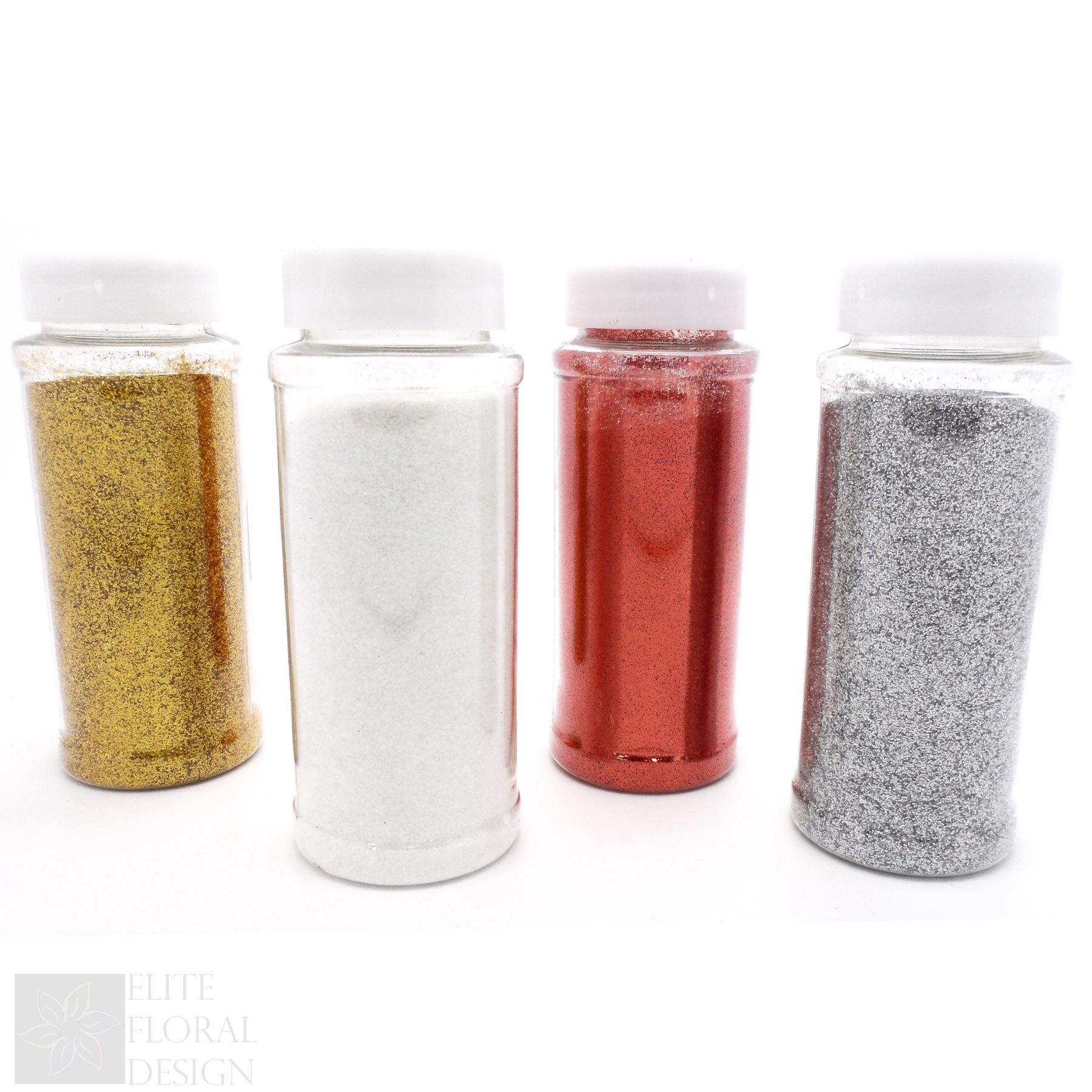 Silver Fine Glitter Shaker Plastic Pot 50g Scrapbooking Crafts Decor Supplies