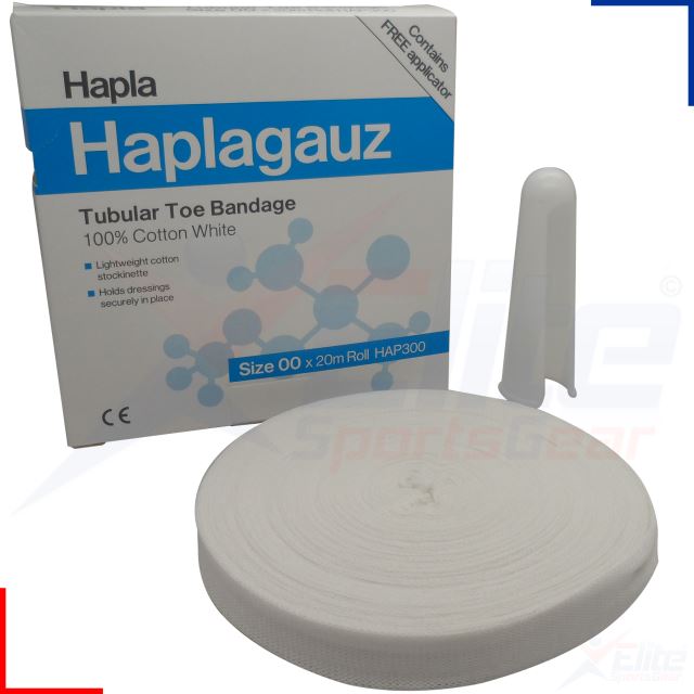 Haplagauz Tubular Bandage Finger Toes Including Applicator 20M Size 00