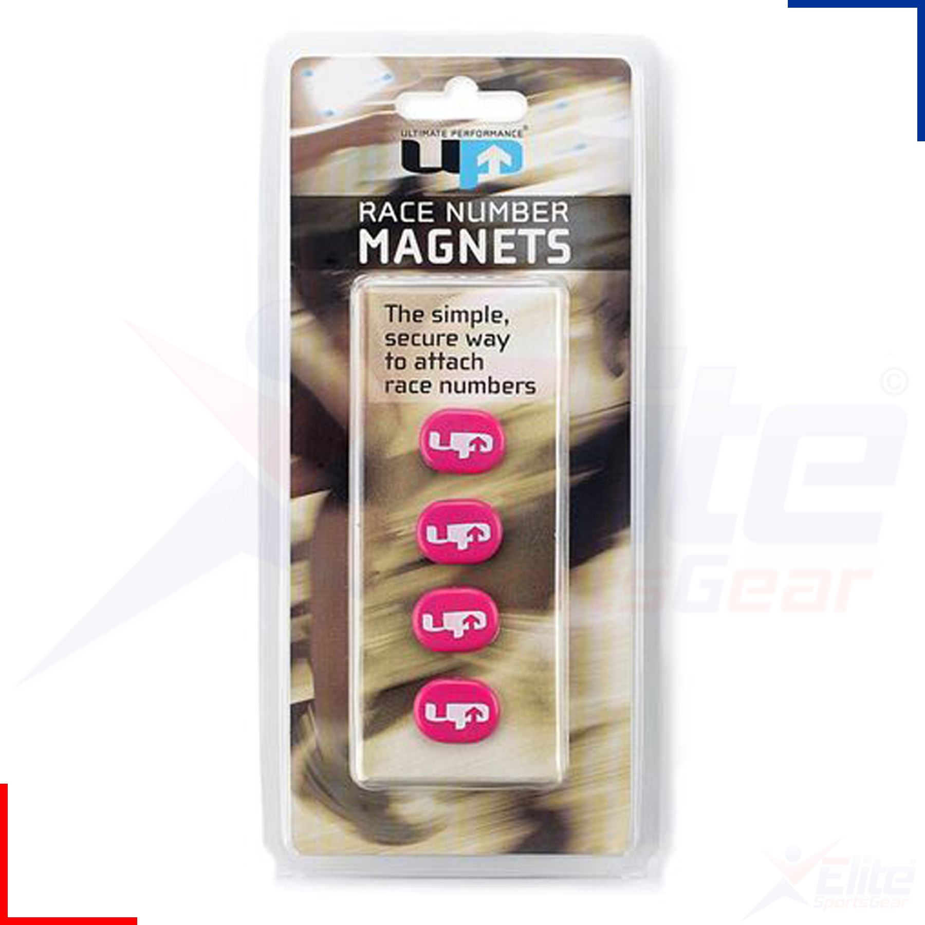 Ultimate Performance Run Bib Race Number Clips Holders Set