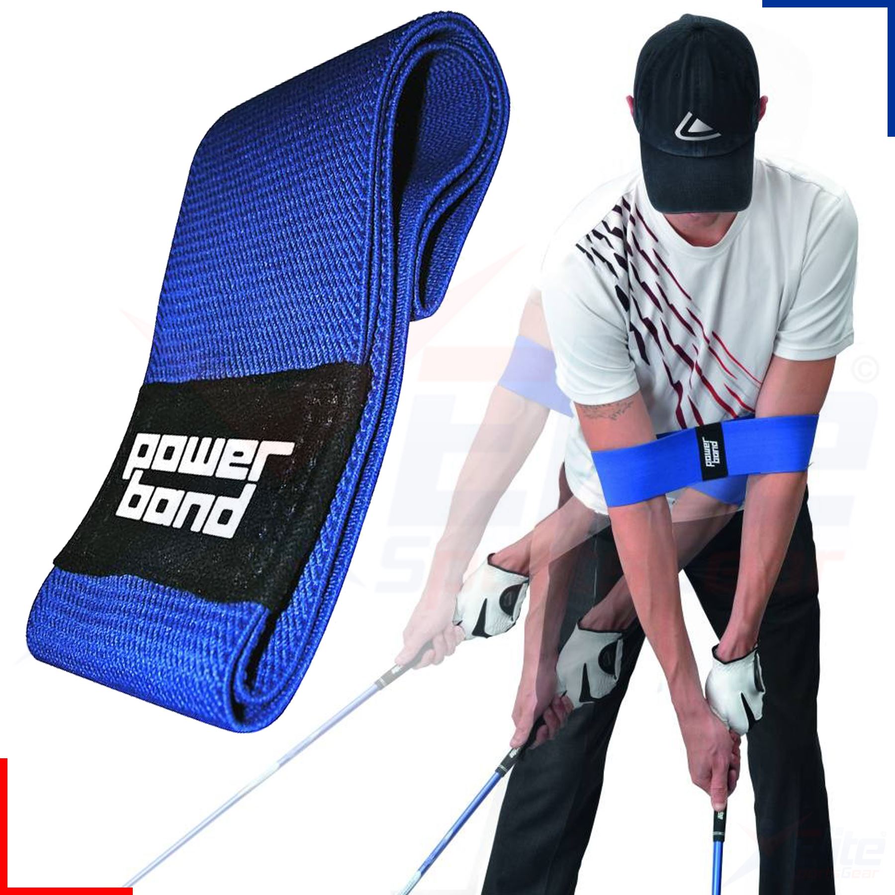 Longridge Golf Power Band Training Aid Improves Strength & Swing