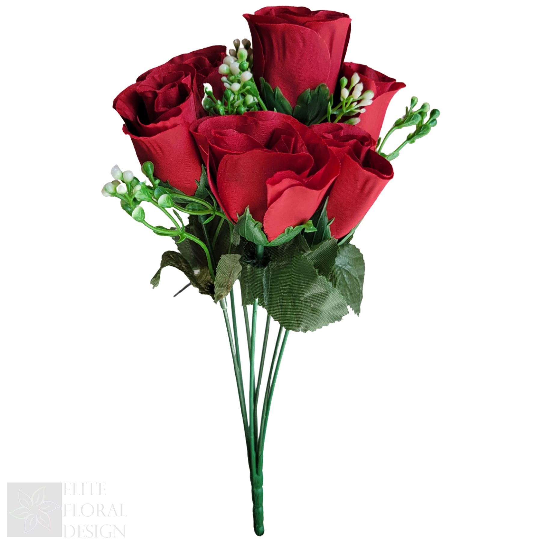 Artificial Silk Roses 7 Head Posy Flower Bouquet Wedding Home Decor 1