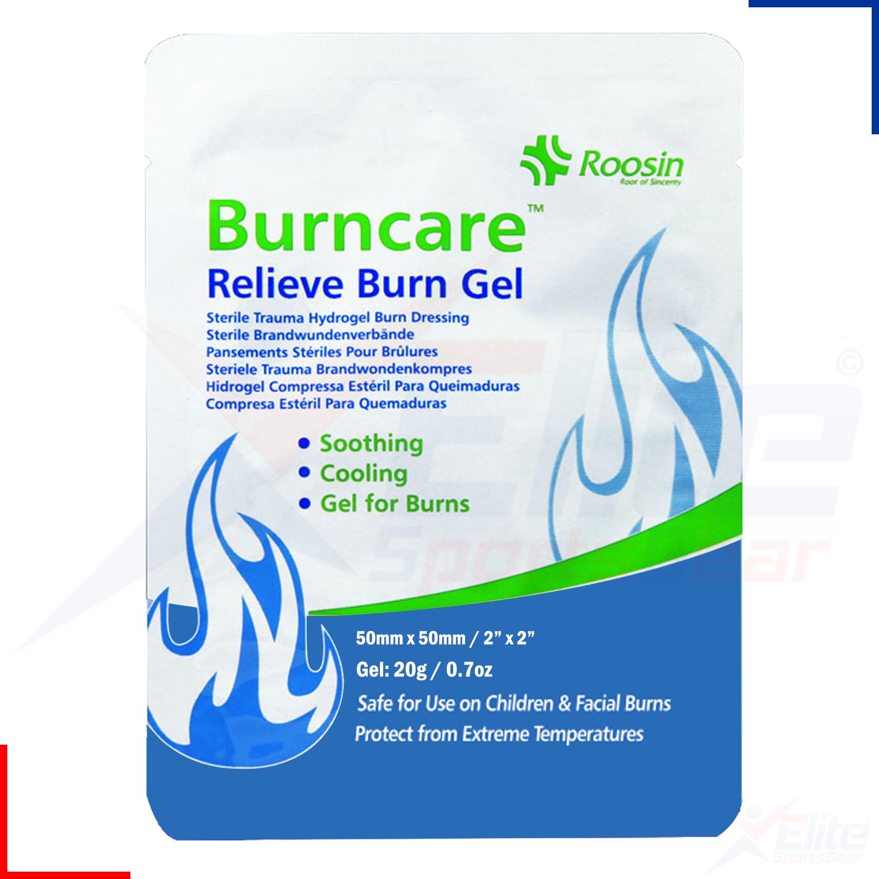 Burncare Hydrogel Burn Relief Gel Dressing Scalds Care First Aid