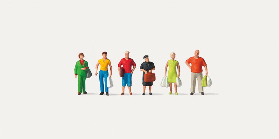 thumbnail interactive-video image 1 of MERTEN Hand-Painted HO Scale Figure Sets – Finely Detailed Miniatures For Model Railroads & Dioramas 1 of 4