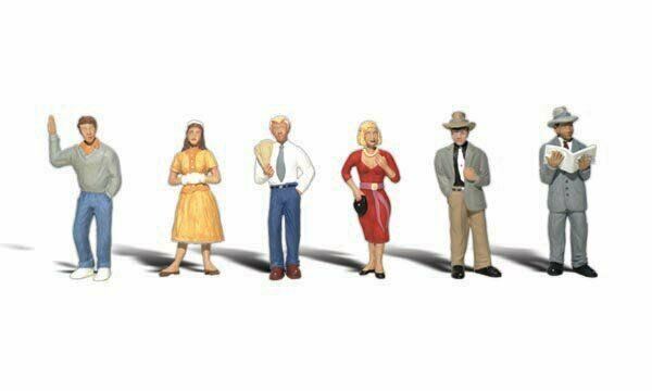 Hand-painted N scale figures sets Woodland Scenics