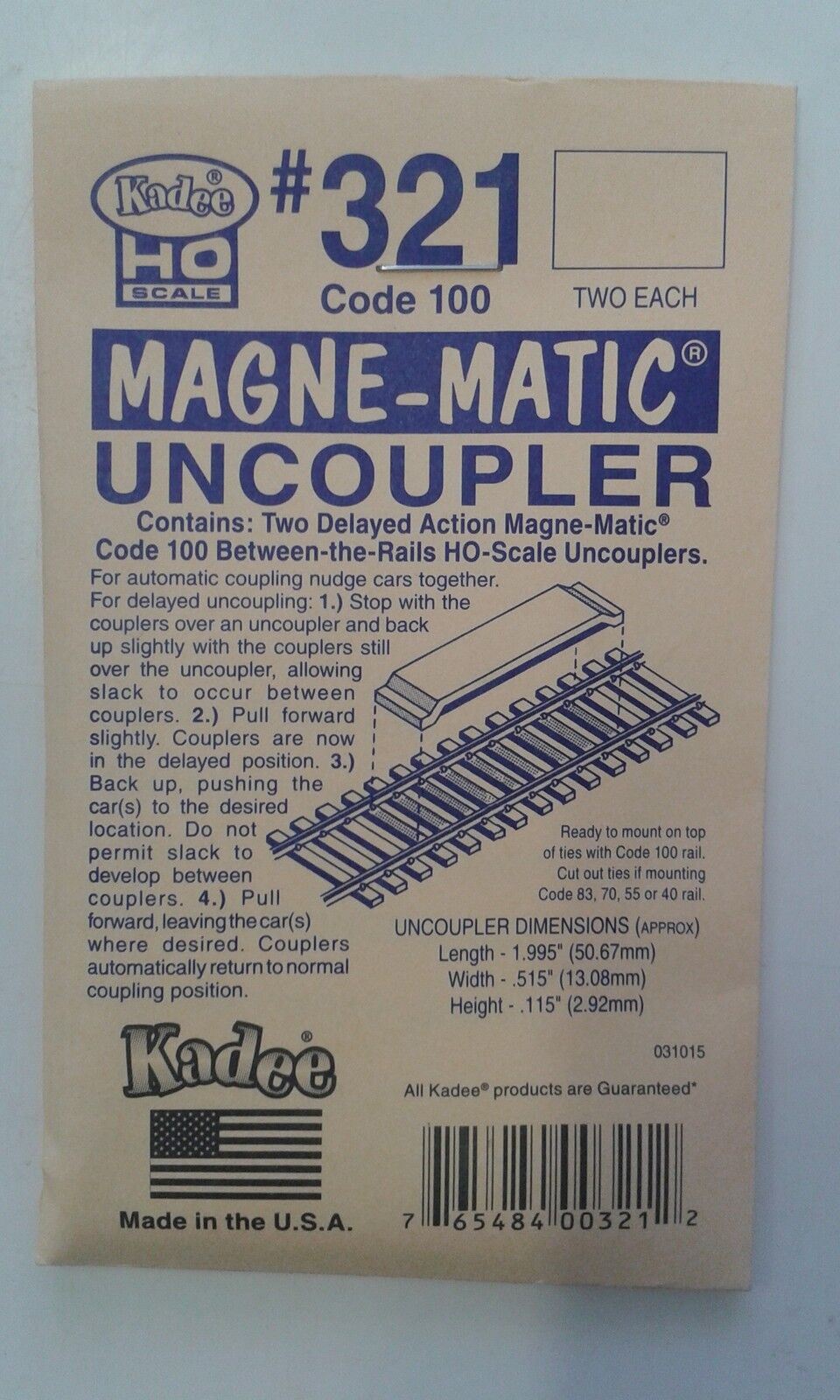Kadee Kupplungen (Magne-Matic) und Eisenbahnmodelle Zubehör - Bild 66 von 74