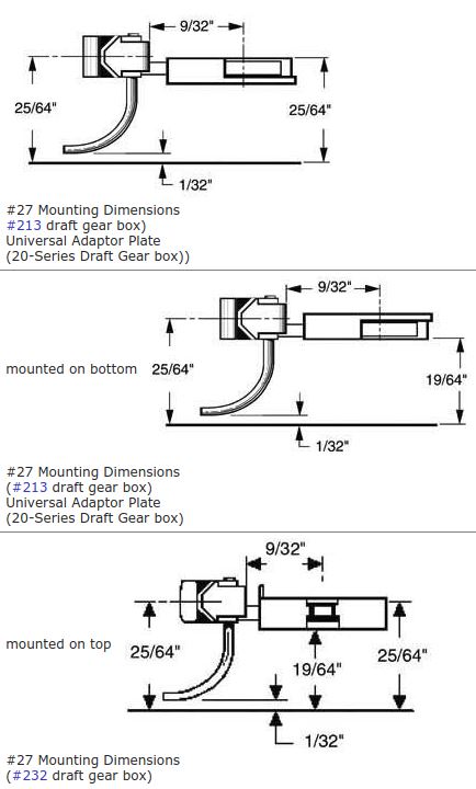Kadee Kupplungen (Magne-Matic) und Eisenbahnmodelle Zubehör - Bild 26 von 74