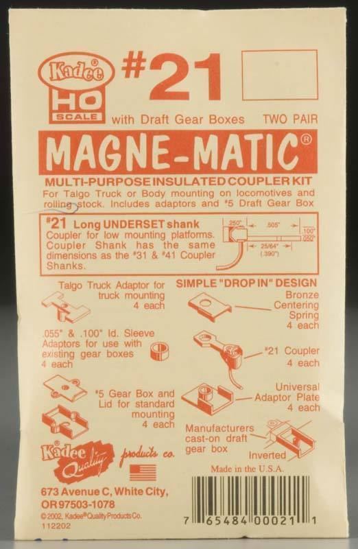 Kadee Kupplungen (Magne-Matic) und Eisenbahnmodelle Zubehör - Bild 19 von 74